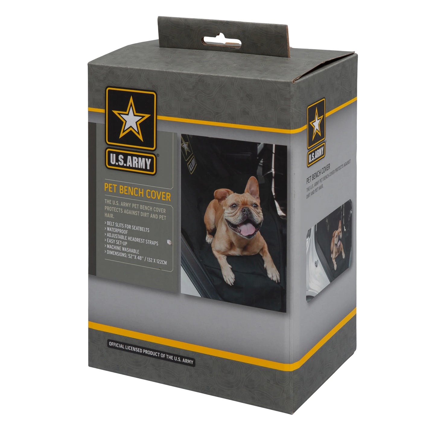 US Army Pet Bench Cover- Dog
