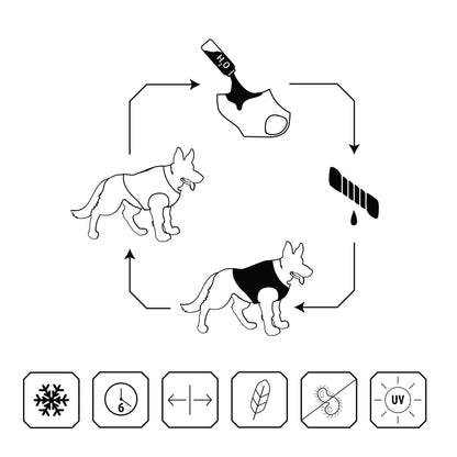 Dog Cooling Vest - US Army