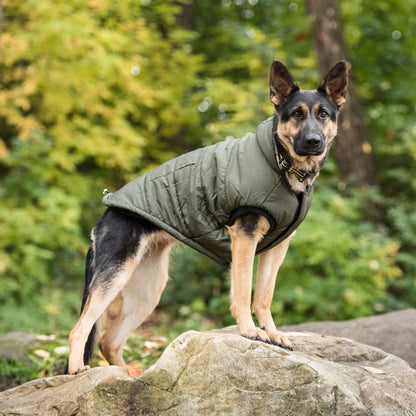 Army Green Dog Coat-Camouflage Dog Jacket